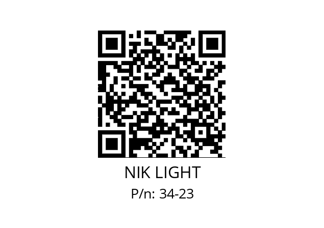   NIK LIGHT 34-23