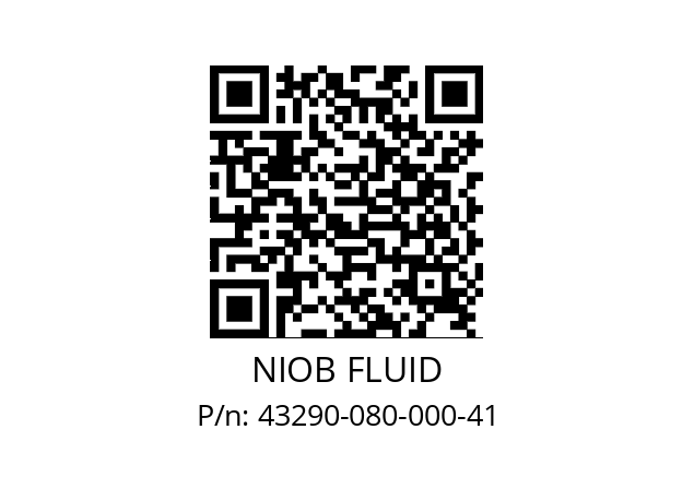   NIOB FLUID 43290-080-000-41