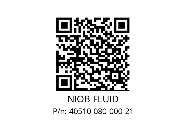   NIOB FLUID 40510-080-000-21