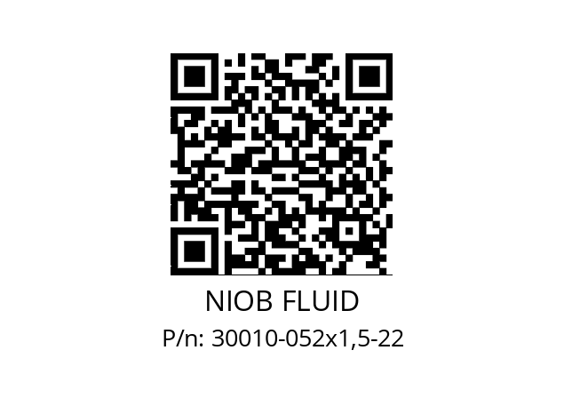   NIOB FLUID 30010-052x1,5-22