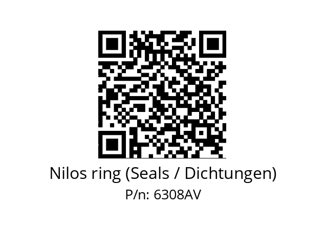   Nilos ring (Seals / Dichtungen) 6308AV