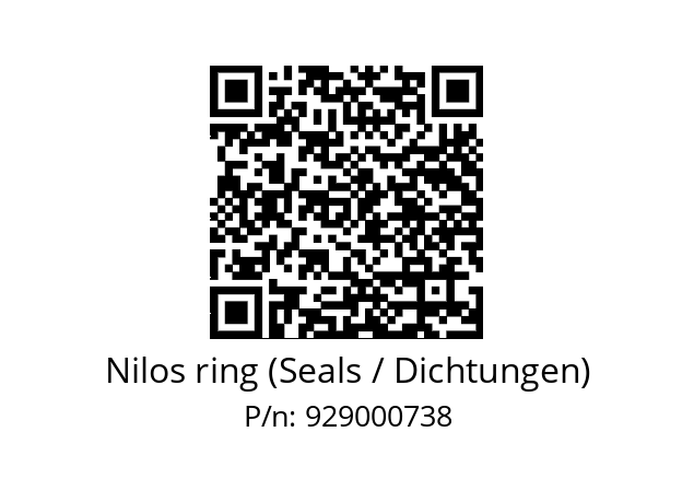   Nilos ring (Seals / Dichtungen) 929000738