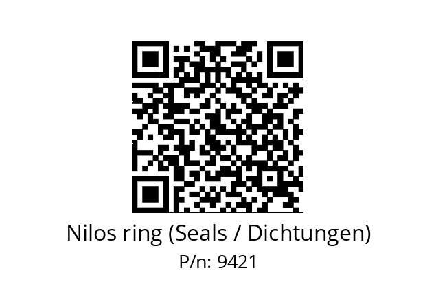   Nilos ring (Seals / Dichtungen) 9421