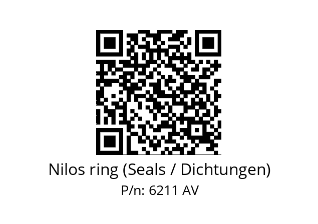   Nilos ring (Seals / Dichtungen) 6211 AV