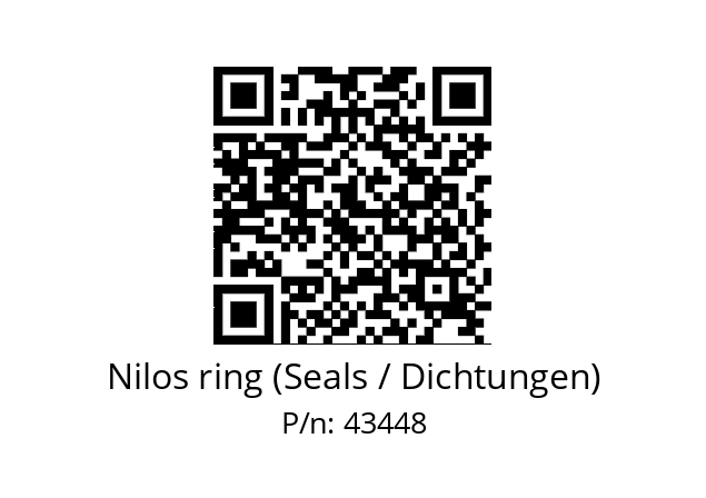   Nilos ring (Seals / Dichtungen) 43448