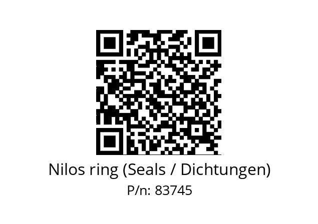   Nilos ring (Seals / Dichtungen) 83745