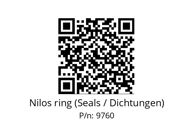   Nilos ring (Seals / Dichtungen) 9760