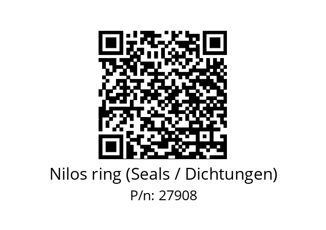  6206 AV Nilos ring (Seals / Dichtungen) 27908