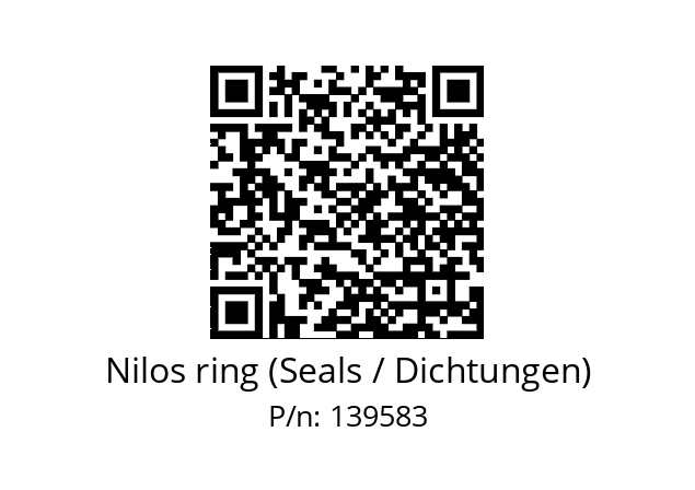  J47 Nilos ring (Seals / Dichtungen) 139583