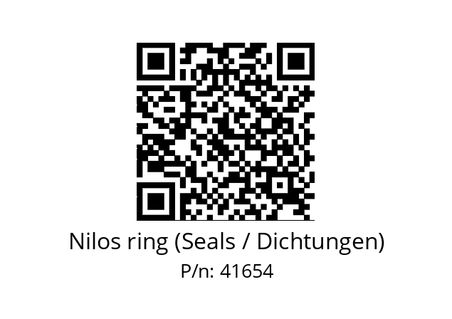   Nilos ring (Seals / Dichtungen) 41654