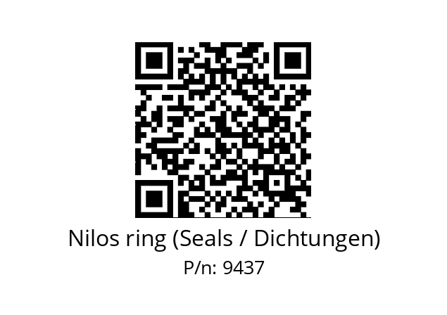   Nilos ring (Seals / Dichtungen) 9437