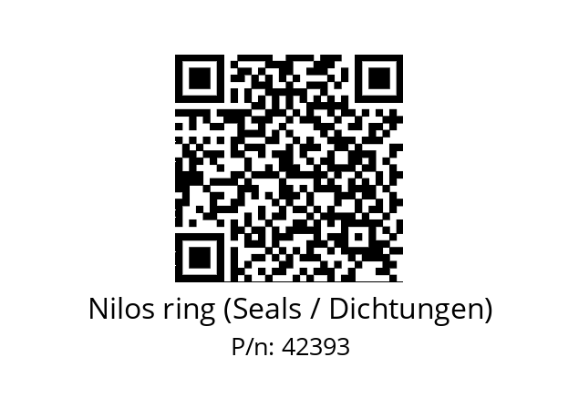   Nilos ring (Seals / Dichtungen) 42393