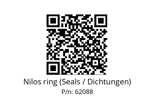   Nilos ring (Seals / Dichtungen) 62088