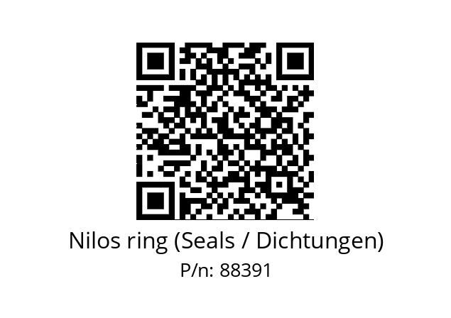   Nilos ring (Seals / Dichtungen) 88391