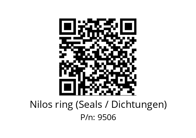   Nilos ring (Seals / Dichtungen) 9506