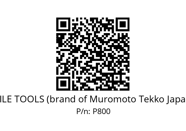   NILE TOOLS (brand of Muromoto Tekko Japan) P800