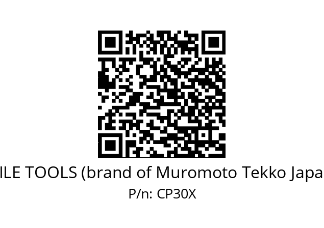   NILE TOOLS (brand of Muromoto Tekko Japan) CP30X