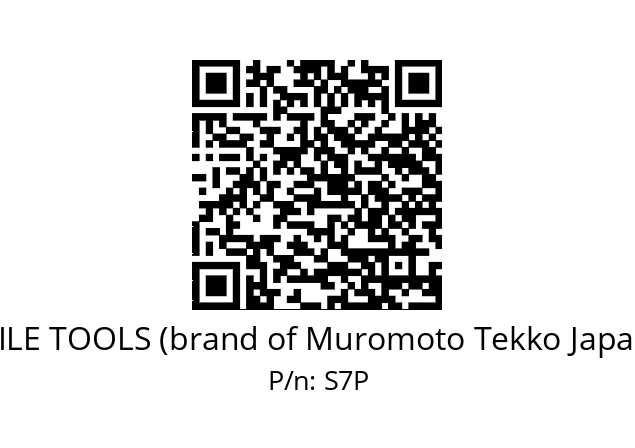   NILE TOOLS (brand of Muromoto Tekko Japan) S7P