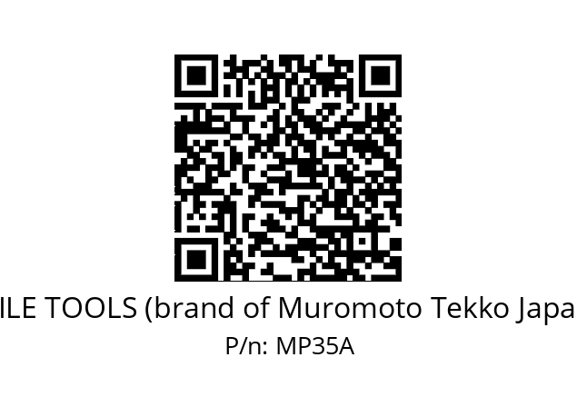   NILE TOOLS (brand of Muromoto Tekko Japan) MP35A