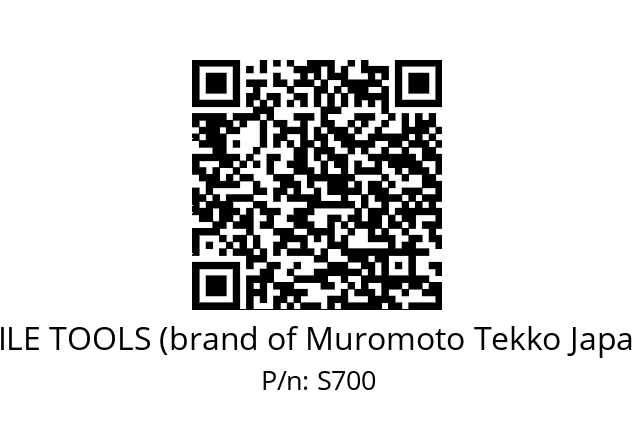   NILE TOOLS (brand of Muromoto Tekko Japan) S700