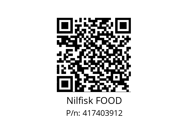   Nilfisk FOOD 417403912