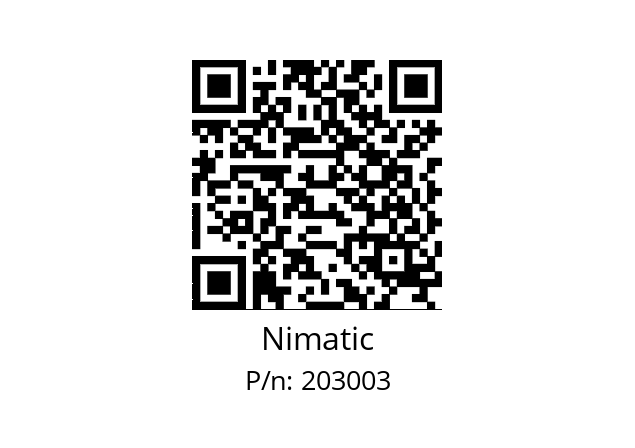   Nimatic 203003