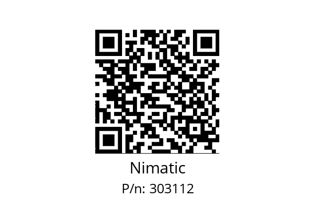   Nimatic 303112