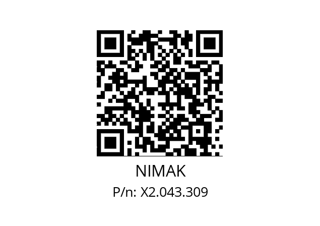   NIMAK X2.043.309