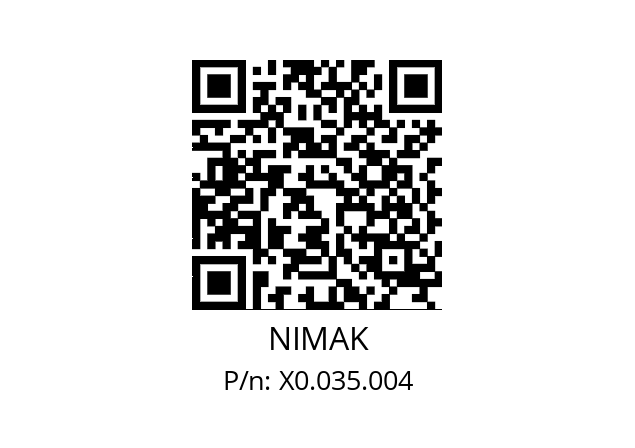   NIMAK X0.035.004