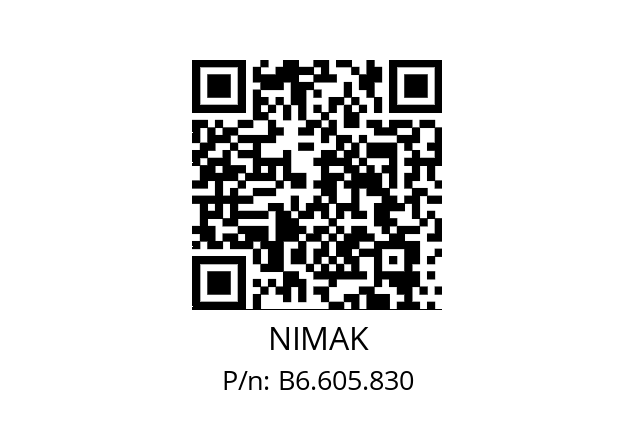   NIMAK B6.605.830