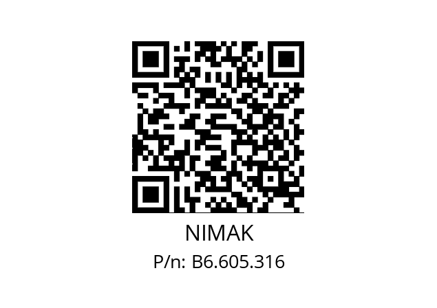   NIMAK B6.605.316