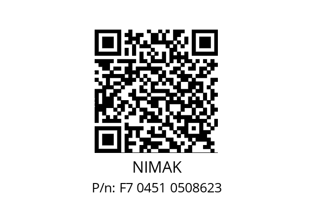   NIMAK F7 0451 0508623