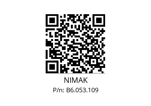   NIMAK B6.053.109