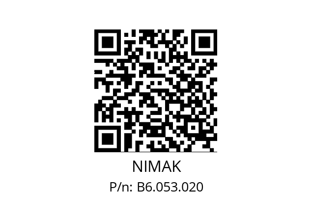   NIMAK B6.053.020