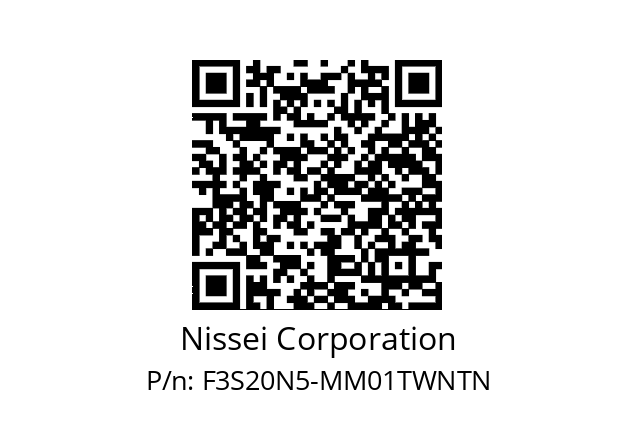   Nissei Corporation F3S20N5-MM01TWNTN