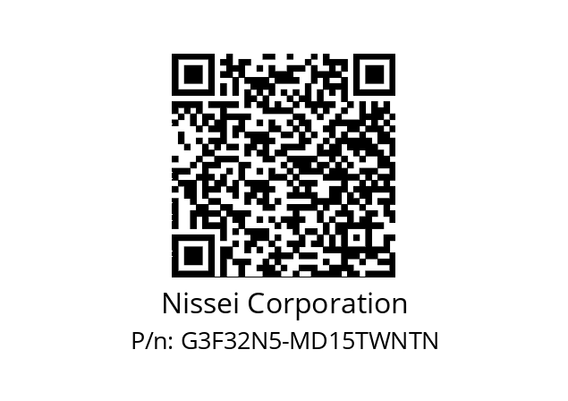   Nissei Corporation G3F32N5-MD15TWNTN