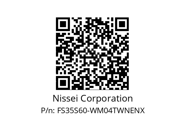   Nissei Corporation FS35S60-WM04TWNENX