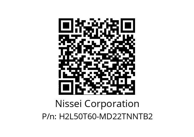   Nissei Corporation H2L50T60-MD22TNNTB2