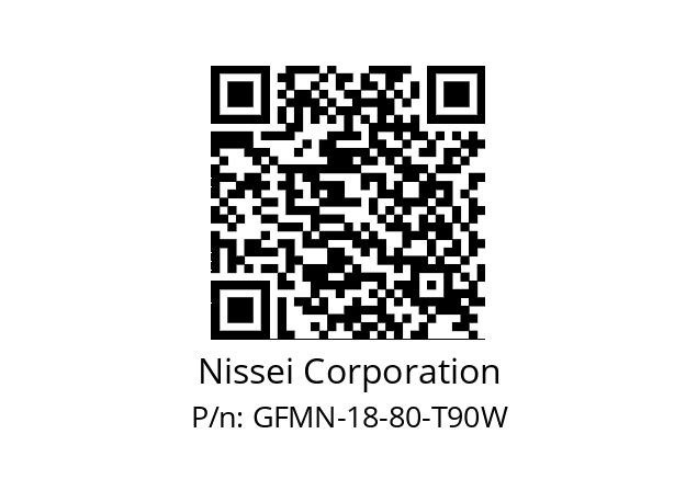   Nissei Corporation GFMN-18-80-T90W