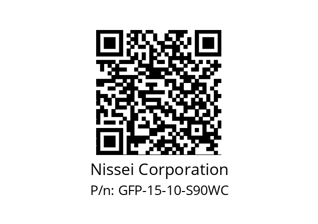   Nissei Corporation GFP-15-10-S90WC