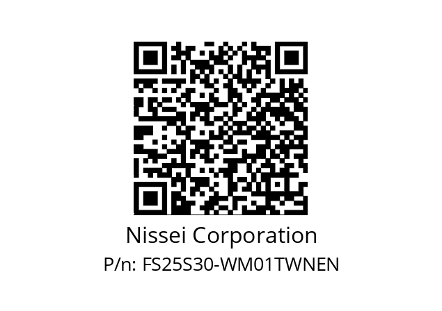   Nissei Corporation FS25S30-WM01TWNEN