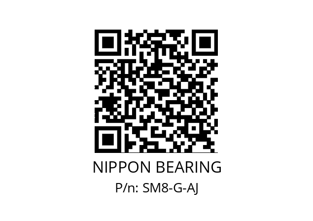   NIPPON BEARING SM8-G-AJ