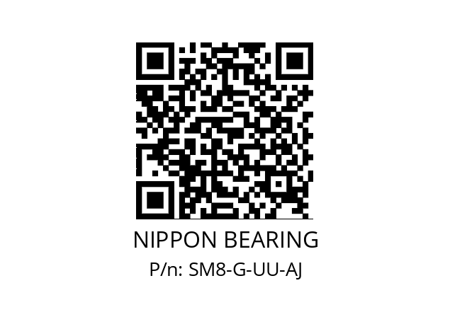   NIPPON BEARING SM8-G-UU-AJ