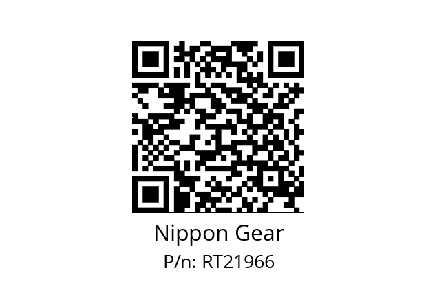   Nippon Gear RT21966