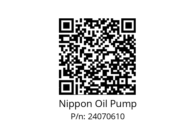  25P400C-216EVB Nippon Oil Pump 24070610