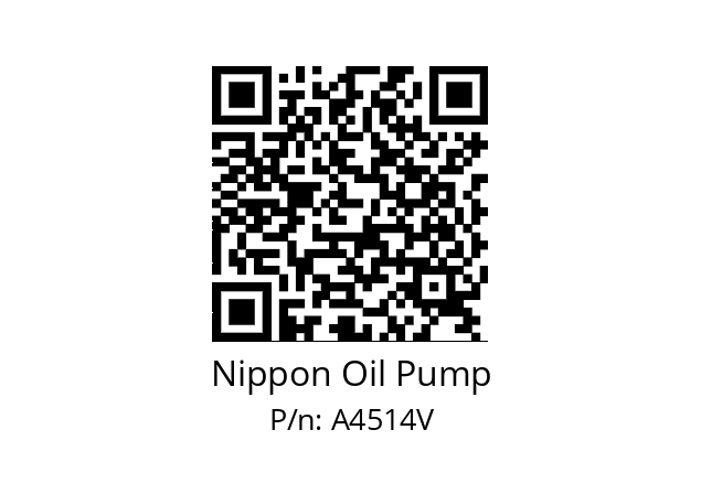   Nippon Oil Pump A4514V