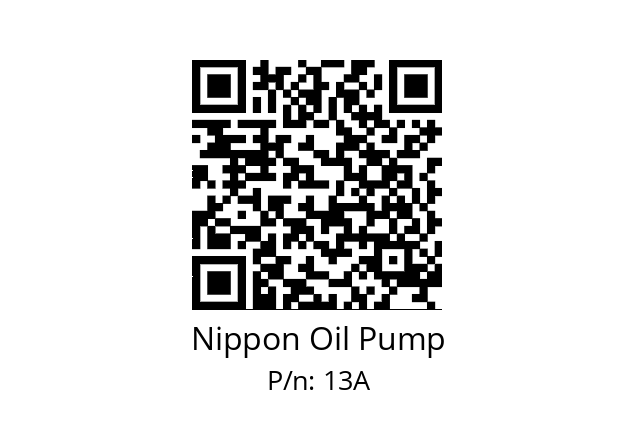   Nippon Oil Pump 13A