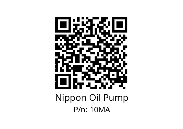   Nippon Oil Pump 10MA