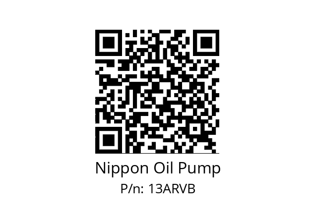   Nippon Oil Pump 13ARVB