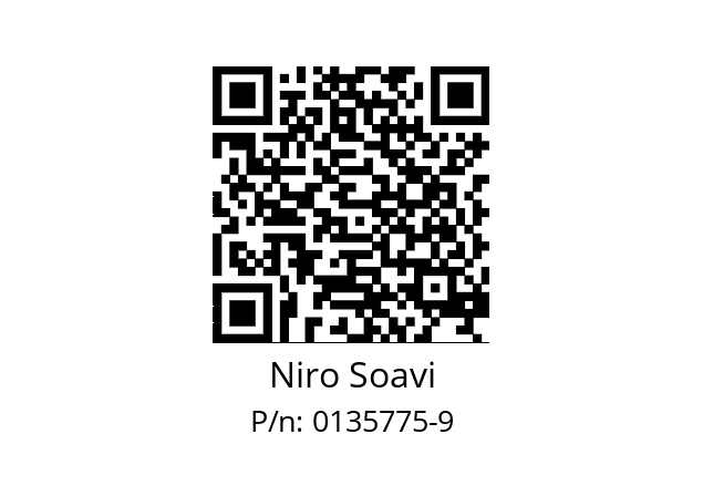   Niro Soavi 0135775-9